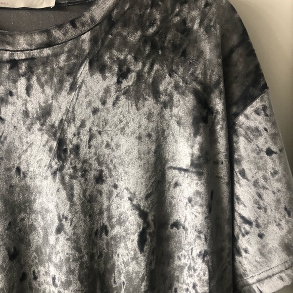 Double Zero Grey Velvet Dress - Picture 5 of 7